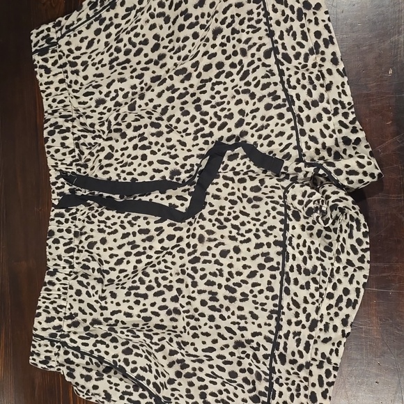 Stars Above Simply Cool Fabric Black and White Animal Print Shorts - Picture 1 of 2